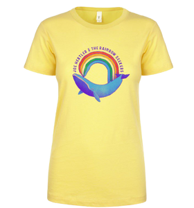 Rainbow Whale T-Shirt (Ladies Cut)